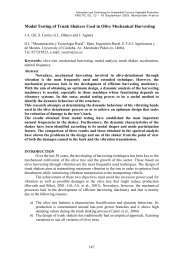 Modal Testing of Trunk Shakers Used in Olive ... - SympoScience