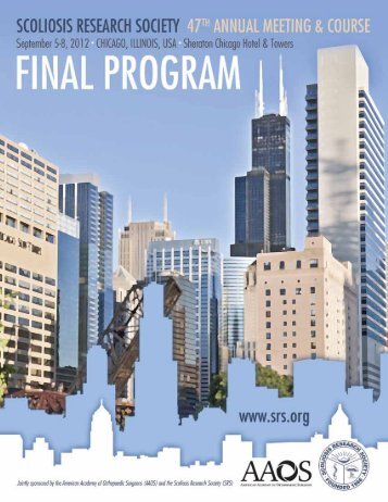 to Download the 47 th Annual Meeting Final Program - Scoliosis ...