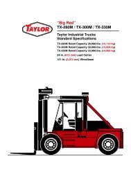 “Big Red” TX-280M / TX-300M / TX-330M - Taylor Machine Works