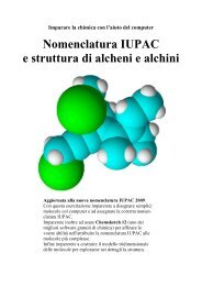 Nomenclatura IUPAC e struttura di alcheni e ... - PianetaChimica.it