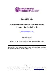 John G. Buchan PhD.pdf - OpenAIR @ RGU - Robert Gordon ...