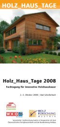 HOLZ_HAUS_TAGE - Holzforschung Austria