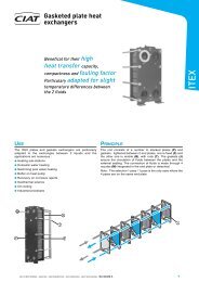 Gasketed plate heat exchangers - Euroconfort