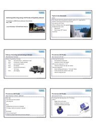 Anti-icing & De-icing using a 30:70 ratio of liquid/dry material Topics ...