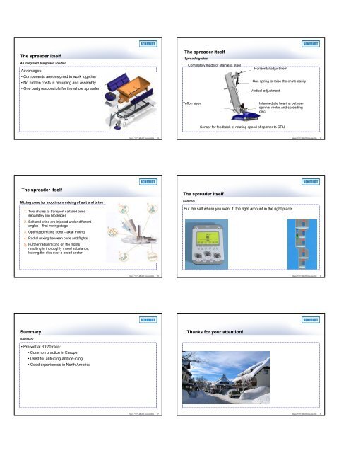 Anti-icing & De-icing using a 30:70 ratio of liquid/dry material Topics ...