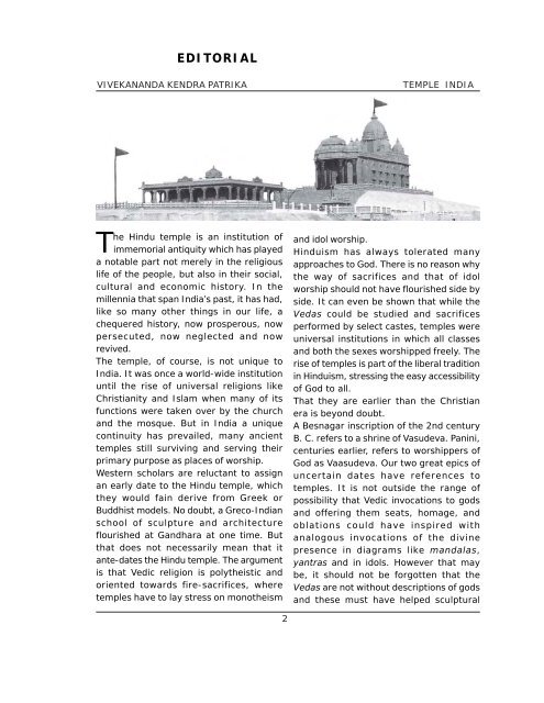 Temples In India-1.pdf - Vivekananda Kendra Prakashan