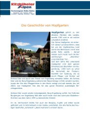 Geschichte der Gemeinde Hopfgarten im Brixental - Ferienregion ...