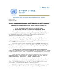 UN Security Council Resolution 2087 - National Committee on North ...