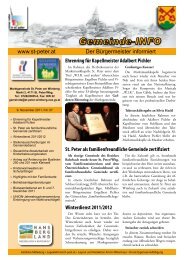 (351 KB) - .PDF - Marktgemeinde St. Peter am Wimberg