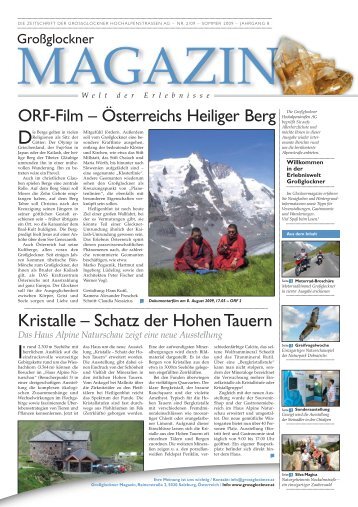 Der Steinadler in den Ostalpen - Großglockner Hochalpenstraße