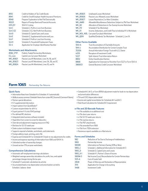 Federal Fact Sheets - Drake Software