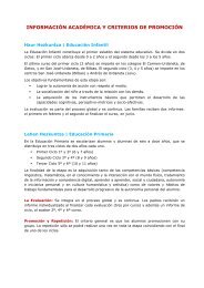 InformaciÃ³n acadÃ©mica y criterios de promociÃ³n - Colegio Urdaneta