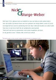 Sturge-Weber - Huid Magazine