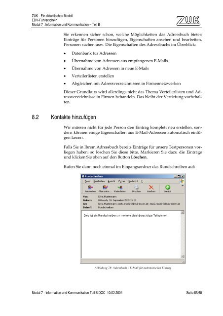 Staatlich geprüfter EDV-Führerschein - Klassenwiki