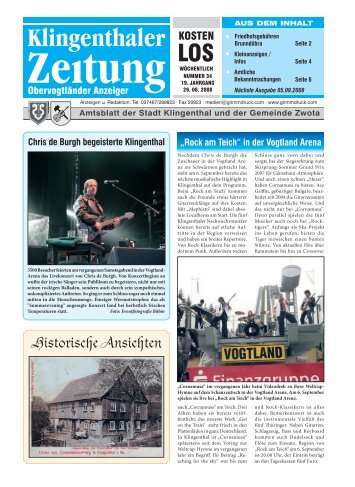 Klingenthaler Zeitung