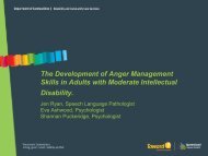 The development of anger management skills in adults with ...