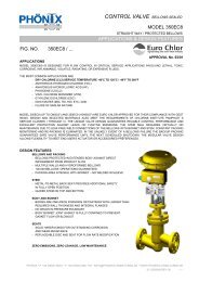 CONTROL VALVE BELLOWS SEALED - Euro Chlor