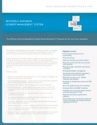 motorola axsvision element management system - Motorola Solutions