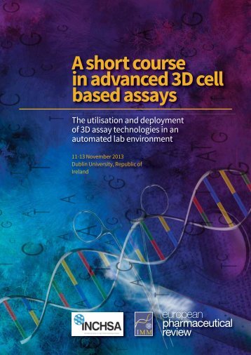 A short course in advanced 3D cell based assays - European ...