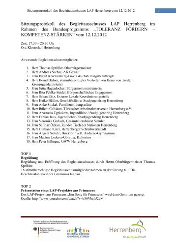 Protokoll vom 12. Dezember 2012 .pdf 228K - LAP-Herrenberg.de