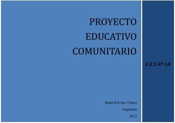 PROYECTO EDUCATIVO COMUNITARIO - ColecciÃ³n educ.ar