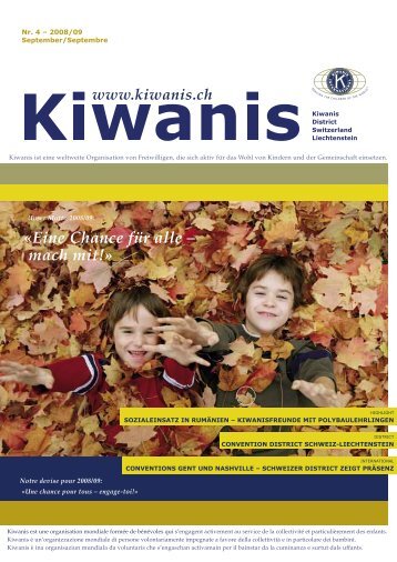 «Eine Chance für alle – mach mit!» - Kiwanis