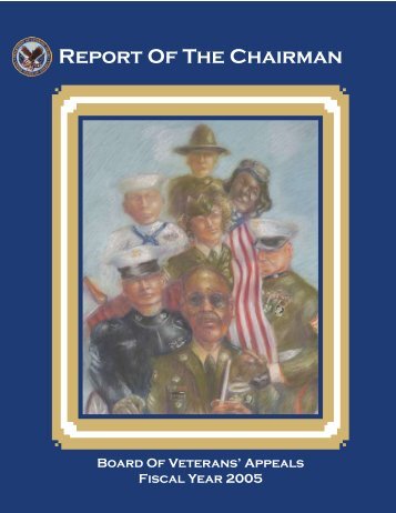 Report Of The Chairman - Board of Veterans