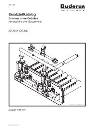 Ersatzteilkatalog - Buderus