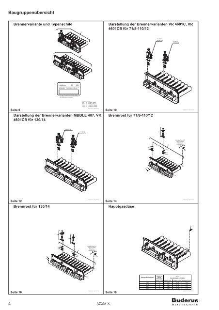 Ersatzteilkatalog - Buderus