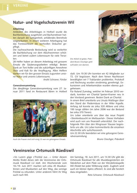 vereine - Gemeinde Mettauertal
