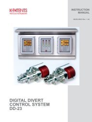 Digital Divert Control System DD-23 Manual - K-Patents