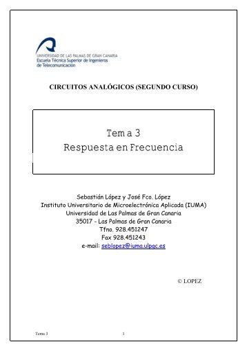 s - Instituto Universitario de Microelectrónica Aplicada - Universidad ...