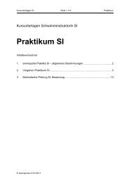 Praktikum SI - Swimsports.ch