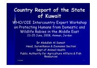 Rabies in Kuweit - Middle East - OIE