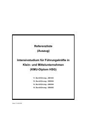 Referenzliste 11 - 14 DurchfÃ¼hrung.pdf - beim KMU-HSG