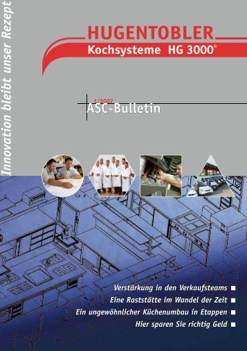 ASC-Bulletin - Hugentobler Schweizer Kochsysteme AG