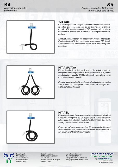 Aspirazione gas di scarico - Produkt