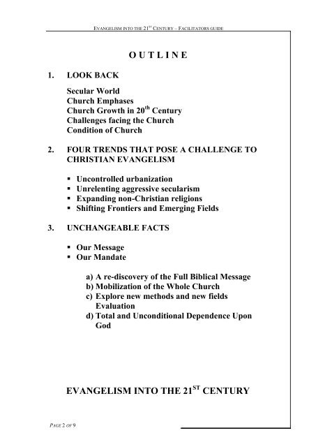 Facilitator's Guide - Free Bible Commentary