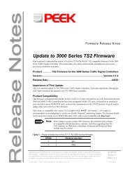 3000 TS2 Firmware Release Notes - Peek Traffic