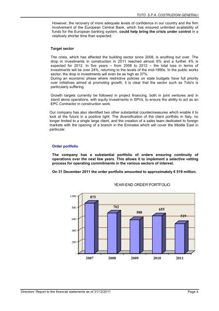 Toto S.p.A. Costruzioni Generali