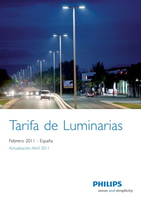 Tarifa de Luminarias - Philips