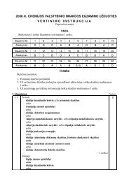 2008 m. CHEMIJOS VALSTYBINIO BRANDOS EGZAMINO ...