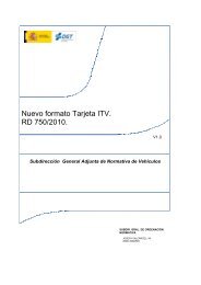 Nuevo formato Tarjeta ITV. RD 750/2010. - Coet