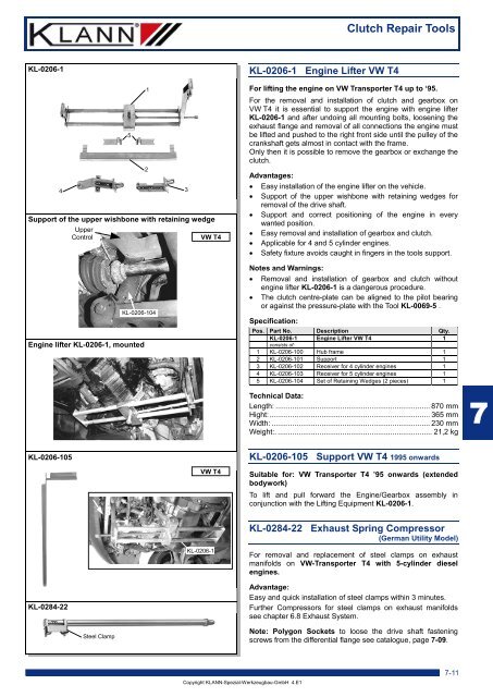 Clutch Repair Tools - CARTEL