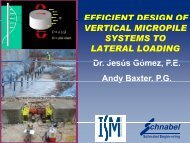 Efficient Design of Vertical Micropiles to Lateral Loading, Dr. JesÃºs ...