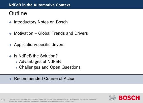 NdFeB Magnets in the Context of Automotive Applications - ABM