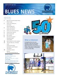 August 2013 - Sturt Sabres Basketball Club