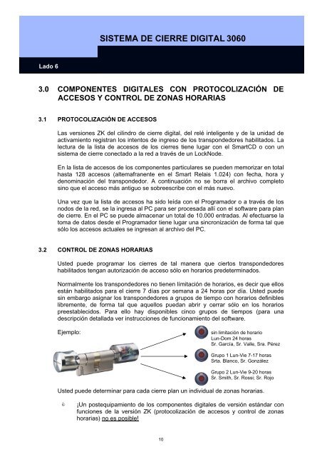 MANUAL SISTEMA 3060 - SimonsVoss technologies