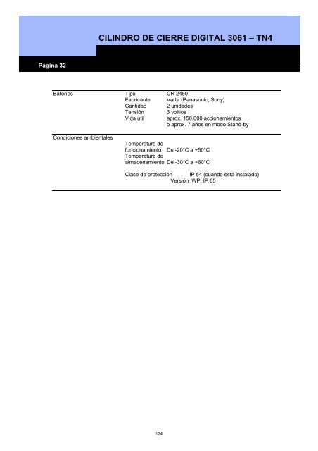 MANUAL SISTEMA 3060 - SimonsVoss technologies