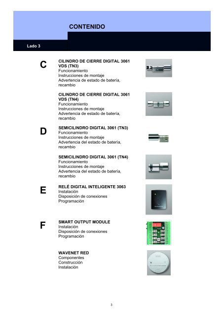 MANUAL SISTEMA 3060 - SimonsVoss technologies